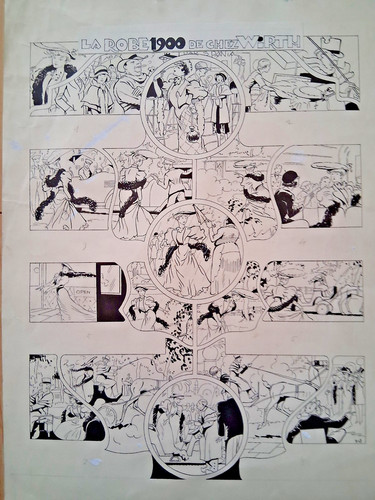 Dessin original signé - , paul