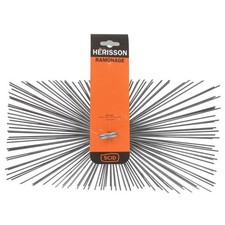 Hérisson ramonage acier plat 200 x 400 mm anneau métal rectangulaire filetage F1