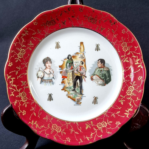 Assiette décorative corse - assiette,