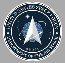 STICKER United States SPACE FORCE USA AIR FORCE MMXIX 2019 TRUMP NASA LSU003
