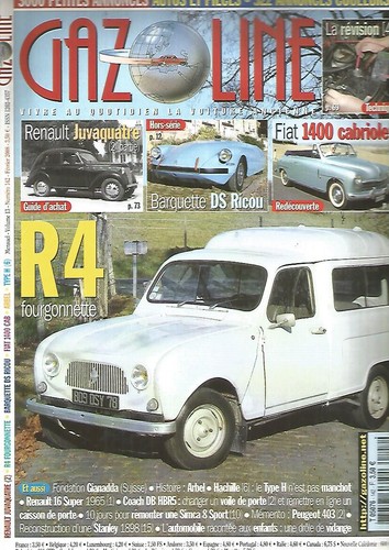 Gazoline 142 fourgonnette - n°142,