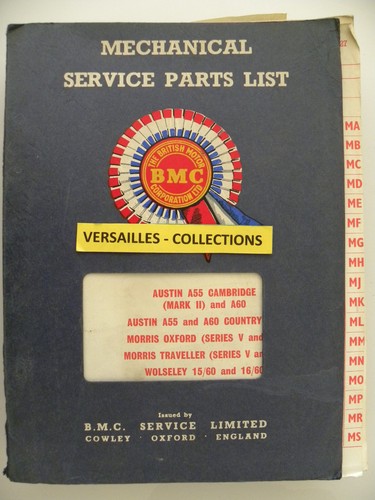 Manuel atelier parts list - manuel,