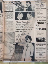 Cinemonde 1491 Sheila/francoise Hardy/johnny Hallyday