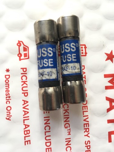 Lot buss fuse - buss, baf-10,