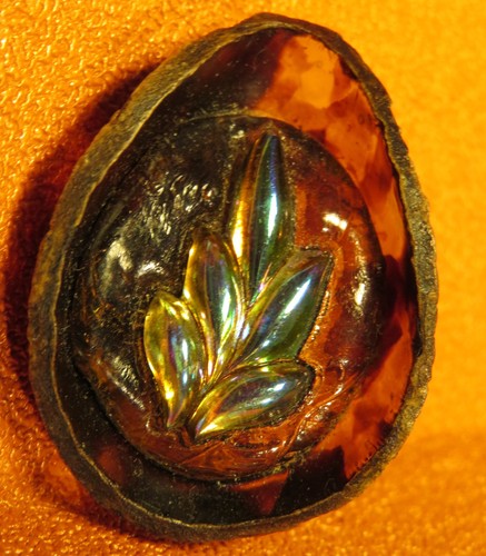 Bouton art deco ancien cupule - bouton,