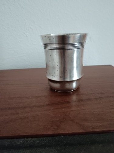 Ancienne timbale baptême - ancienne,
