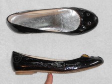 Marc Jacobs Ballerines cuir vernis noir  39.5 TBE