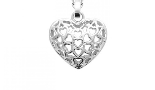 Pendentif coeur ajouré - pendentif,
