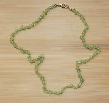 Collier Péridot Naturel - bijou pierre minéraux lithothérapie reiki soin vert