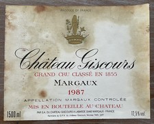 Étiquette Château Giscours 1987 - 150 cl