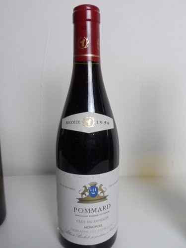 Bouteille vin rouge pommard - bouteille,
