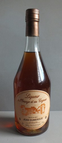 Bouteille liqueur orange - liqueur, a