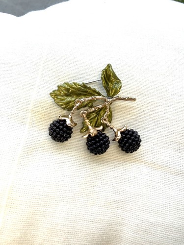 Broche grappe mûre - broche,