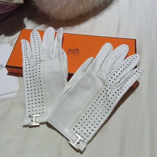 Gants hermès design maille - gants,