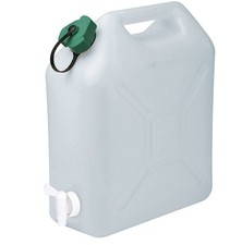 Jerrican plastique alimentaire 10 litres avec robinet EDA