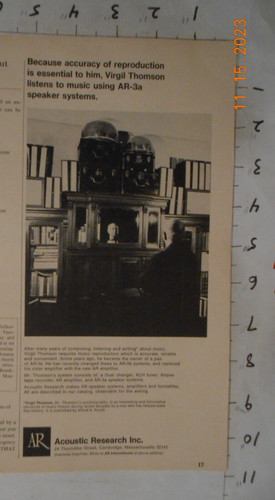 1969 acoustic research - 1969,