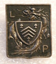 MARINE INDOCHINE  CROISEUR LAMOTTE PIQUET CARRE FAB LOCALE TOLE PEINTE *