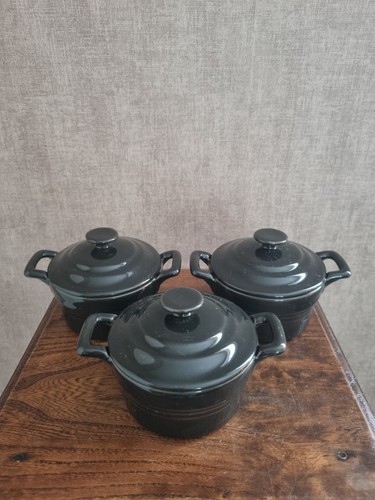 Lot mini cocottes - mini, noires