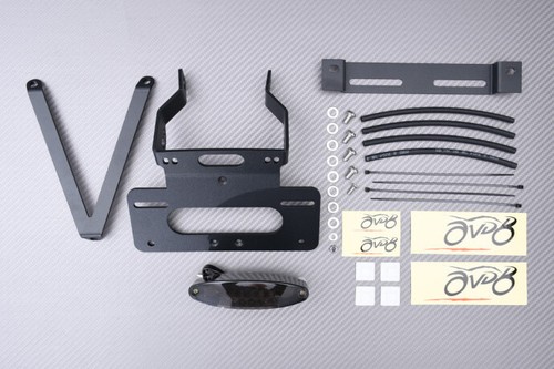 Support plaque alu feu - +,