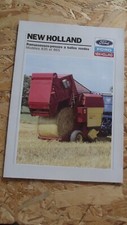 CATALOGUE/BROCHURE FORD NEW HOLLAND RAMASSEUSES-PRESSES A BALLES RONDES 835-865
