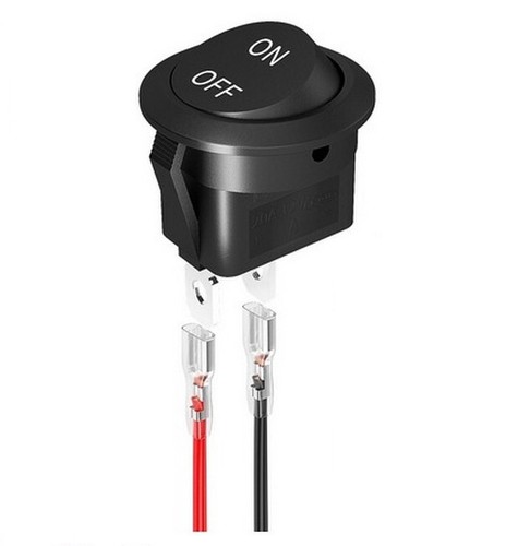 Bouton rond off - on,