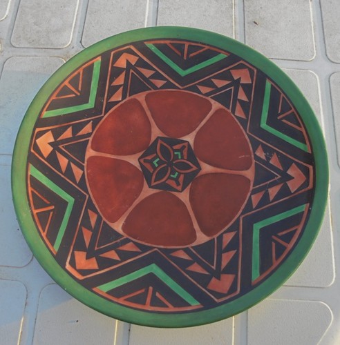 Ancienne assiette décorative - ancienne,