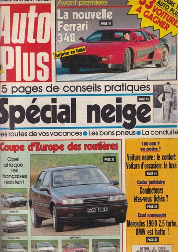 Auto plus ferrari 348 - ferrari,