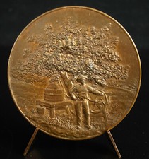 Médaille c1900 société pomologique de l'ouest pressoir à cidre pommes cidrerie