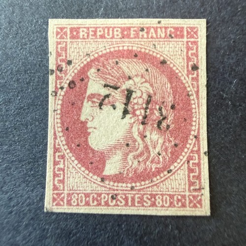 Yvert bordeaux 80c rose - yvert,