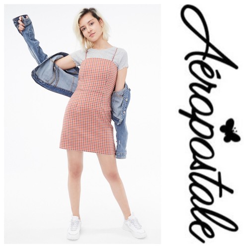 Aeropostale plaid mini slip - aeropostale,