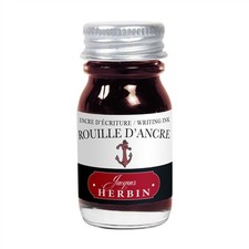 [11558T] Herbin Encre traditionnelle à stylo en flacon 10ml - rouille d'ancre