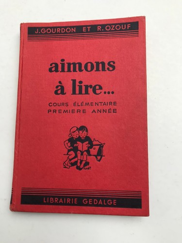 Aimons lire j gourdon - à, j.gourdon