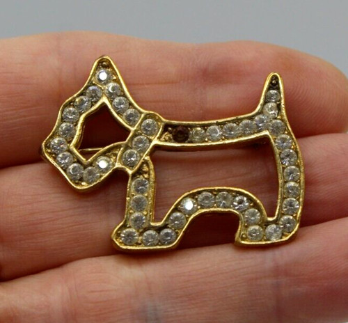 Ancienne broche agatha - agatha, chien