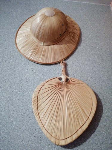 Chapeau colonial éventail - colonial, et