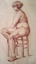 Curiosa grand dessin original