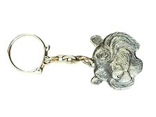 ANCIEN PORTE CLE TÊTE DE LION ESSO BIDON HUILE ESSENCE GARAGE