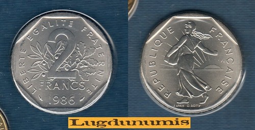 Fdc 1986 francs semeuse - 2,