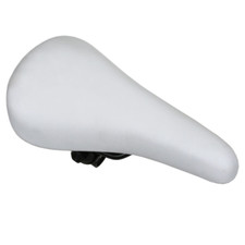 Selle De Vélo Sunlite MX Juvénile Rails En Acier 9" X 5,5" Blanche Enfant