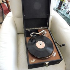 gramophone phonographe Pathé - 2 tetes de lecture  - FONCTIONNE