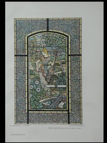 Eugene grasset vitrail - eugene,