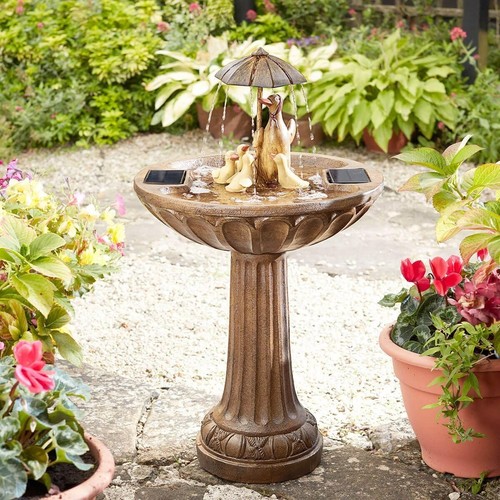 Fontaine extérieure solaire - extérieure,