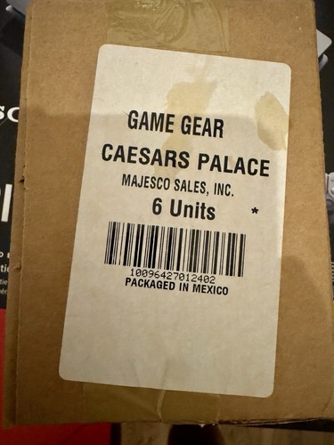 Game gear sega caesars palace - game,