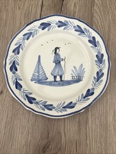 Assiette en faïence HB