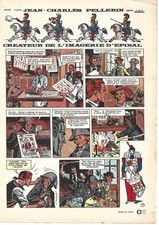 BD JEAN-CHARLES PELLERIN CREATEUR DE L'IMAGERIE D'EPINAL RC 4 Pages :  de 1965