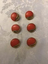 Lot de 6 boutons vintage -