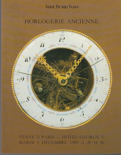 Horlogerie ancienne - horlogerie,