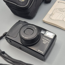 Yashica Microtec Zoom 120 Point & Shoot Camera Film 38-120 mm Power Zoom, Case
