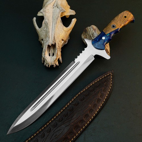 Inch d2 dagger knife - 14.1",