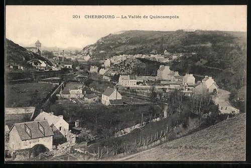 Cpa cherbourg vallée de - la,