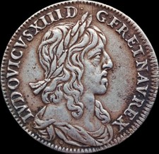 Louis XIII 1/4 ECU 1642 A ✨ RARETÉ ✨